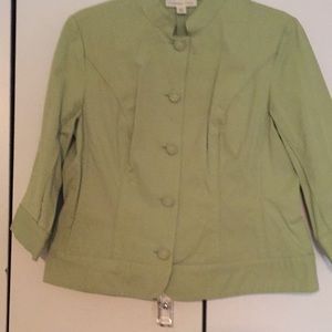 Mandarin collar jacket